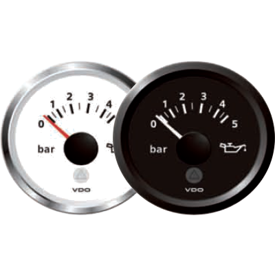 Indicatore Pressione Olio Motore per Barca 0-5 bar Ingresso 10 - 184 Ohm 12/24v